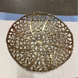 Round Gold Plate $20