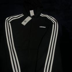 Black Adidas Zip Up Hoodie Women 