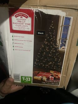 Black Christmas Tree $25