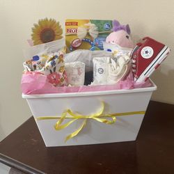 Girl Baby Basket!! Perfect For Gift Or Your Newborn Child!
