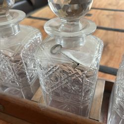 Antique Tantalus Liquor Set