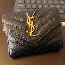 YSL trifold wallet