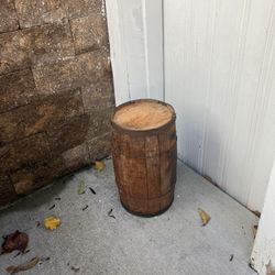 Petite Sized Wooden Barrel