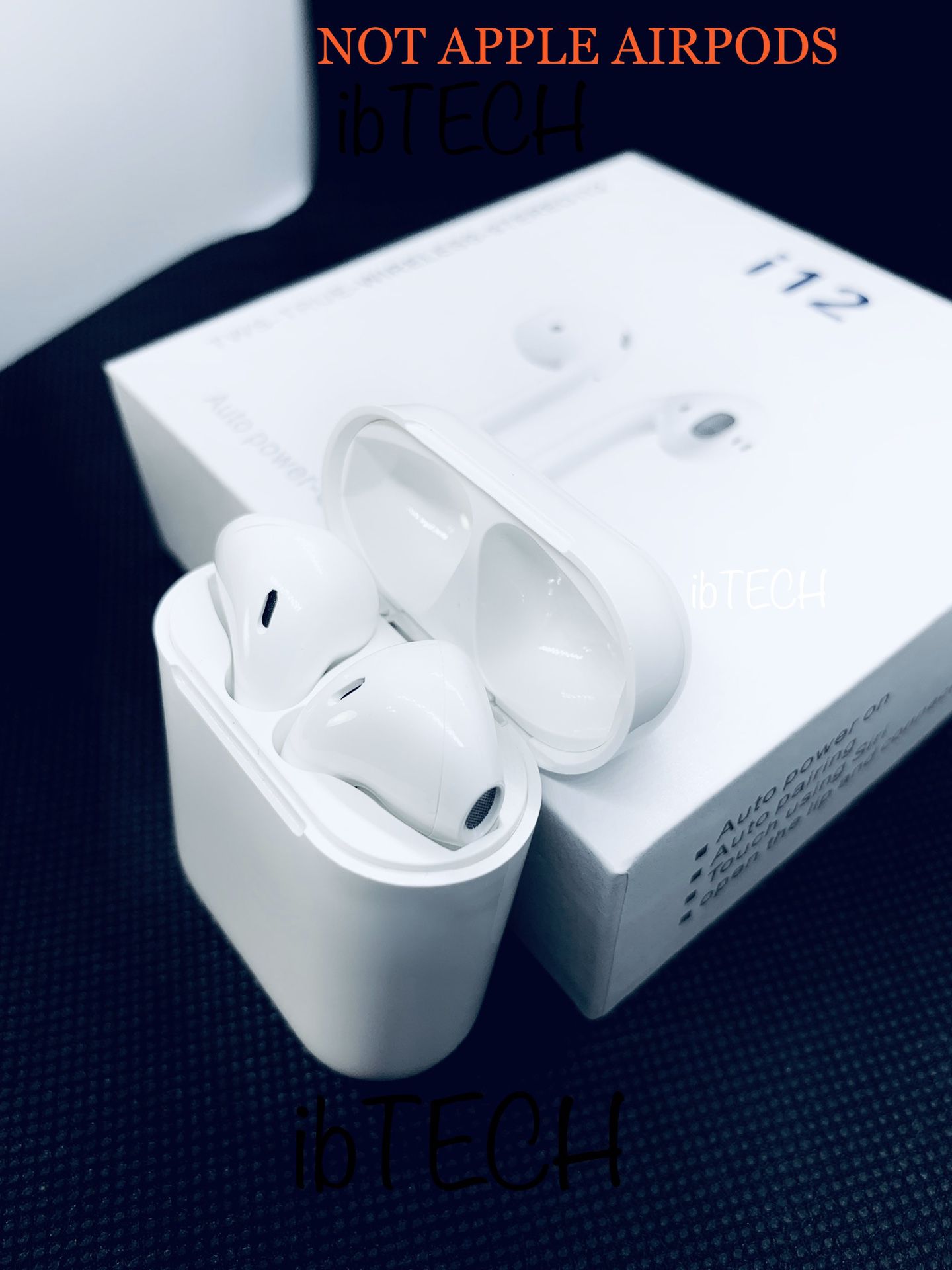 i12 TWS Bluetooth 5.0 Earbuds / Wireless Headphones for iPhone and airpods