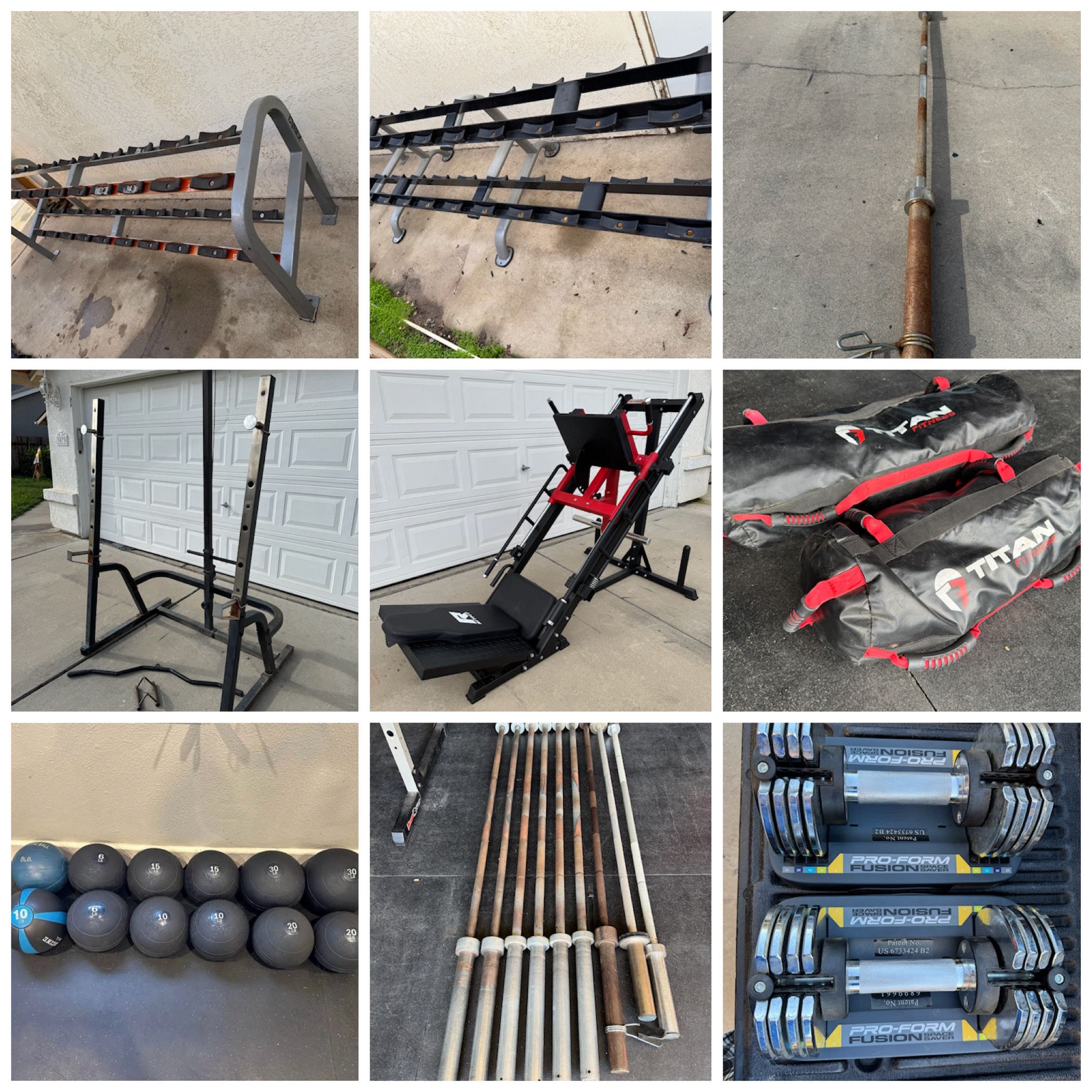 Gym Equipment (Prices In Description)