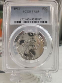 1962 50C Half Dollar PCGS PR65