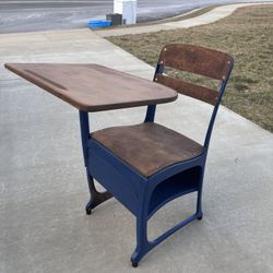 Vintage School House Desk
