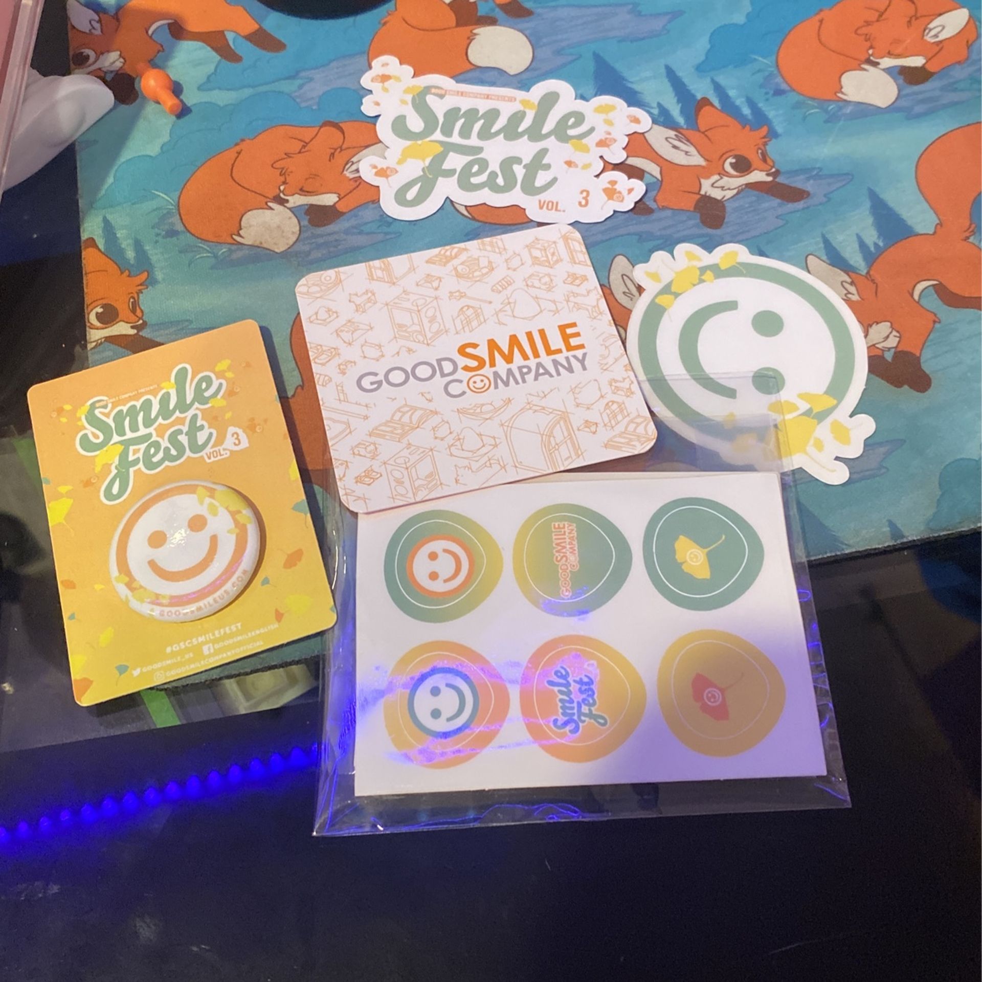 Goodsmile Smile Fest Vol. 3 Limited Edition Stickers And Limited Edition NENDOROID Figure Hand