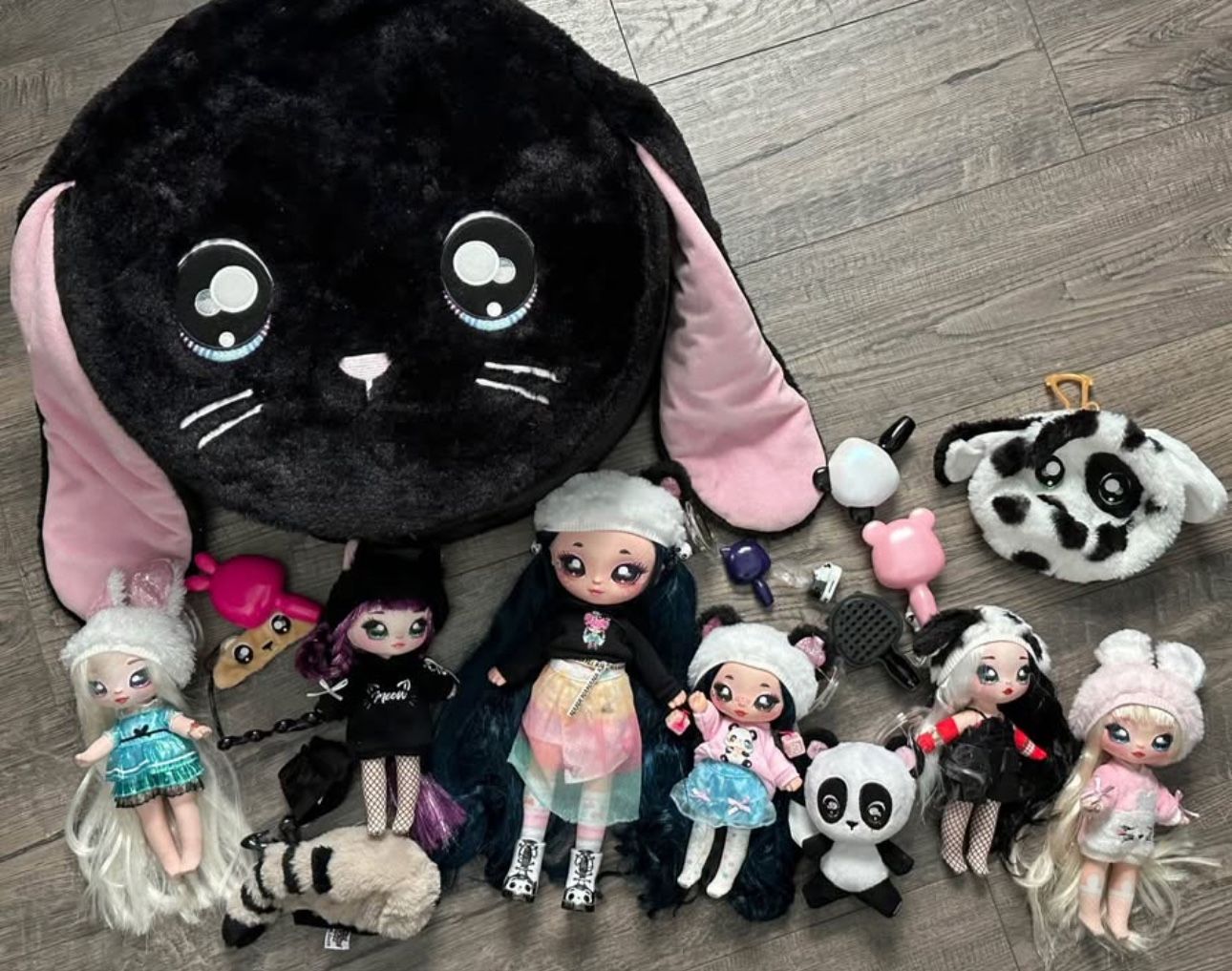 Na! Na! Na! Surprise 15" Bunny Case For Dolls/Clothes and Tote