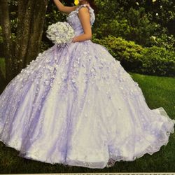 Quinceañera dress violet 