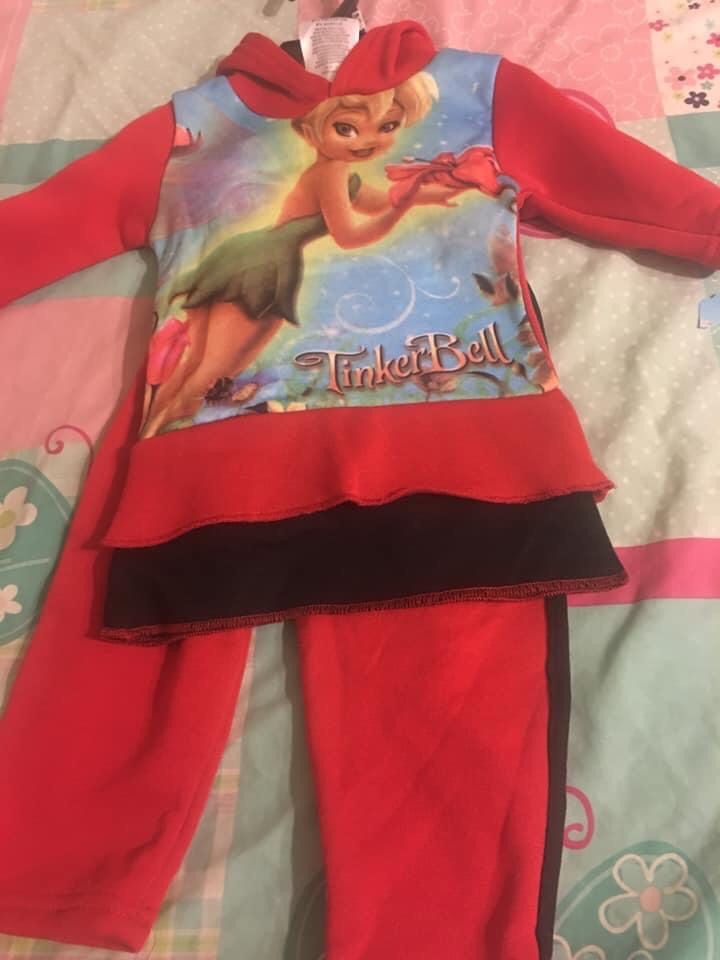 Disney Tinkerbell Outfit Size 24M