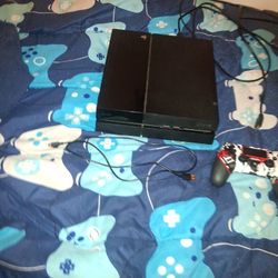 1tb Ps4 With Controller And Charger Cord