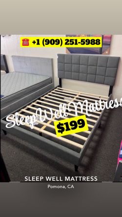 Queen size bed frame only