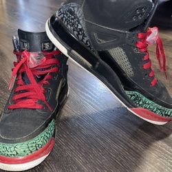 Nike Air Jordan Spizike Joker GS Black Varsity Red 7Y Youth Shoes