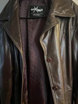 2 Leather Coats For Men new