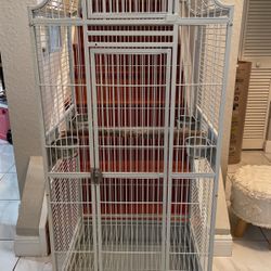 White Iron Bird Cage 60”  Parkland, Florida 