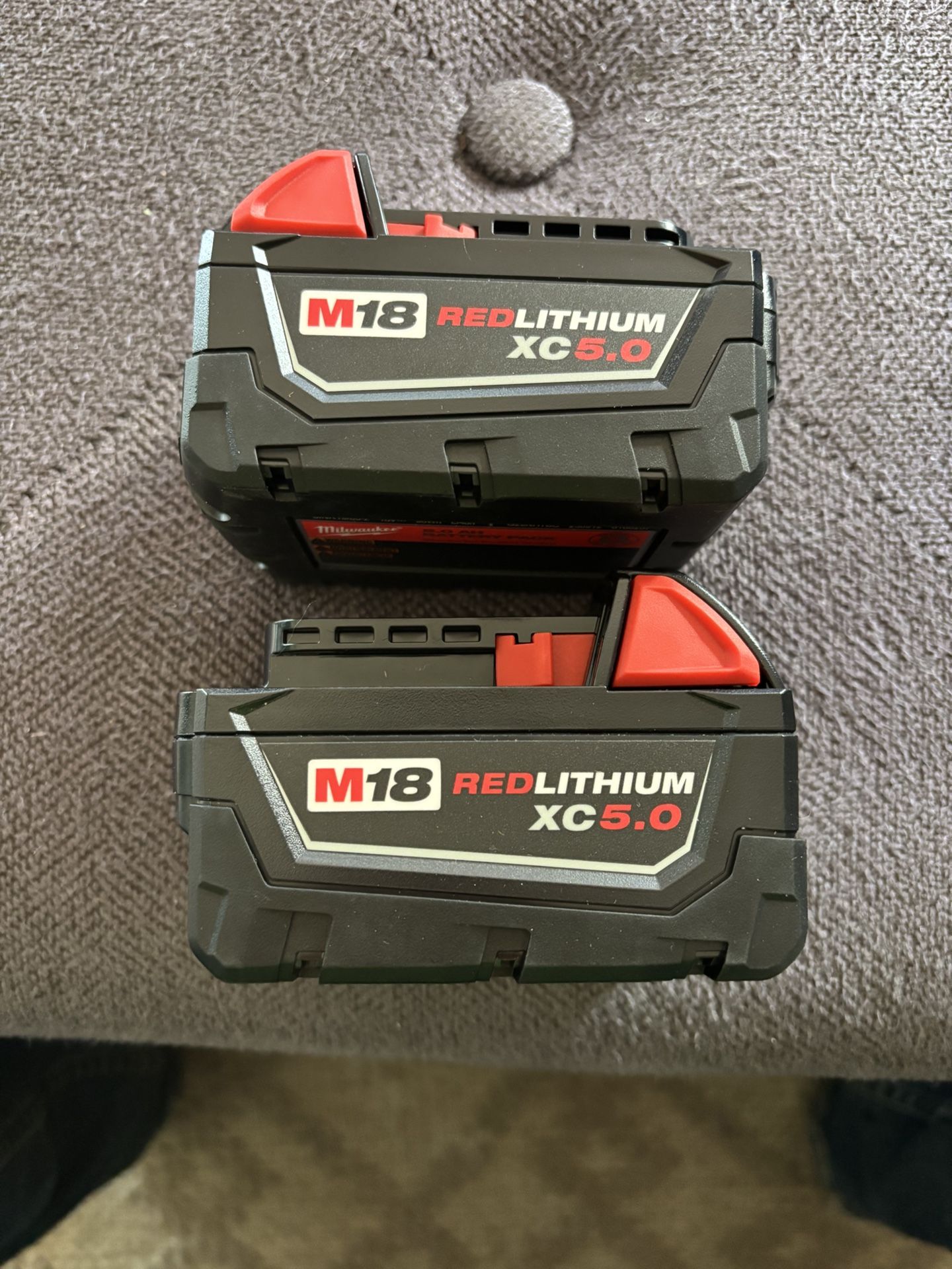 Pair Of M18 5.0’s - $130 For Both 