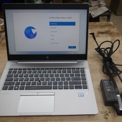 HP Laptop Elite Book 840gb 1.9ghz 16gb ram 256 hard drive pre owned 881106-1 