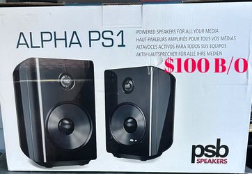 PSB Alpha PS1 Powered Speakers $80
