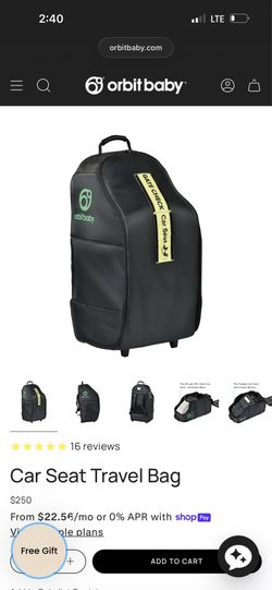 Orbit Baby Travel Bag Car Seat