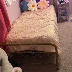 Twin XL GOLD BED FRAME 