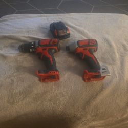 M18 Milwaukee Drill Set 