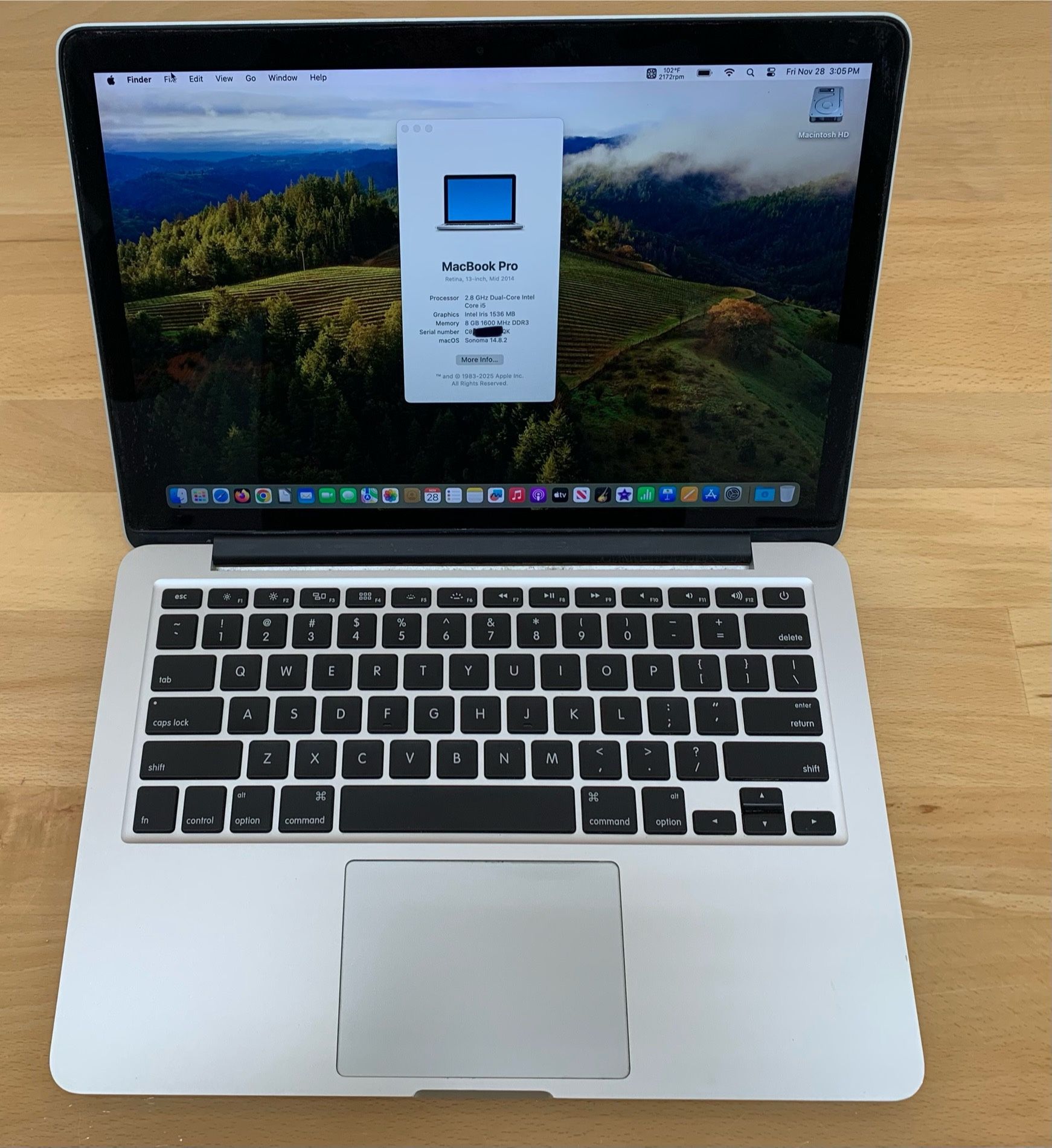 MacBook Pro 13" (Mid 2014) laptop computer