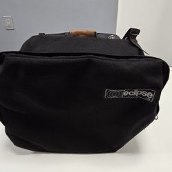Vintage Eclipse soft motorcycle saddle bags