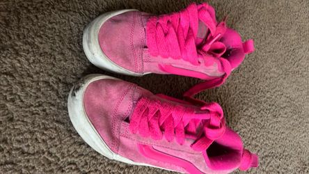 Pink vans kids size 4