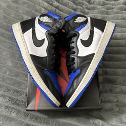 Royal Toe Jordan 1 High Sz 12