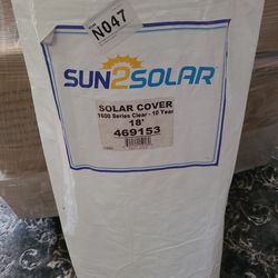 18 foot round Solar Cover. Never Opened. 
