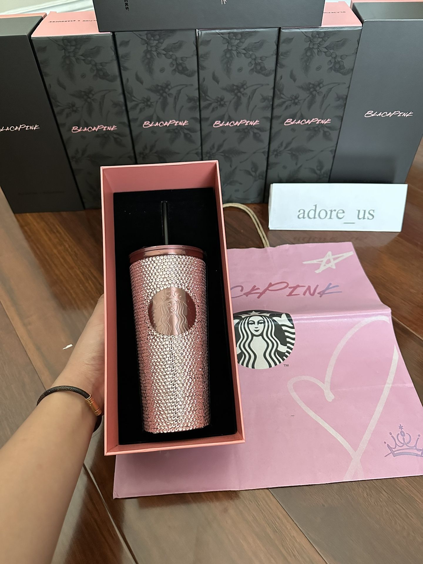 BLACKPINK x Starbucks Rhinestone Tumbler Asia Exclusive