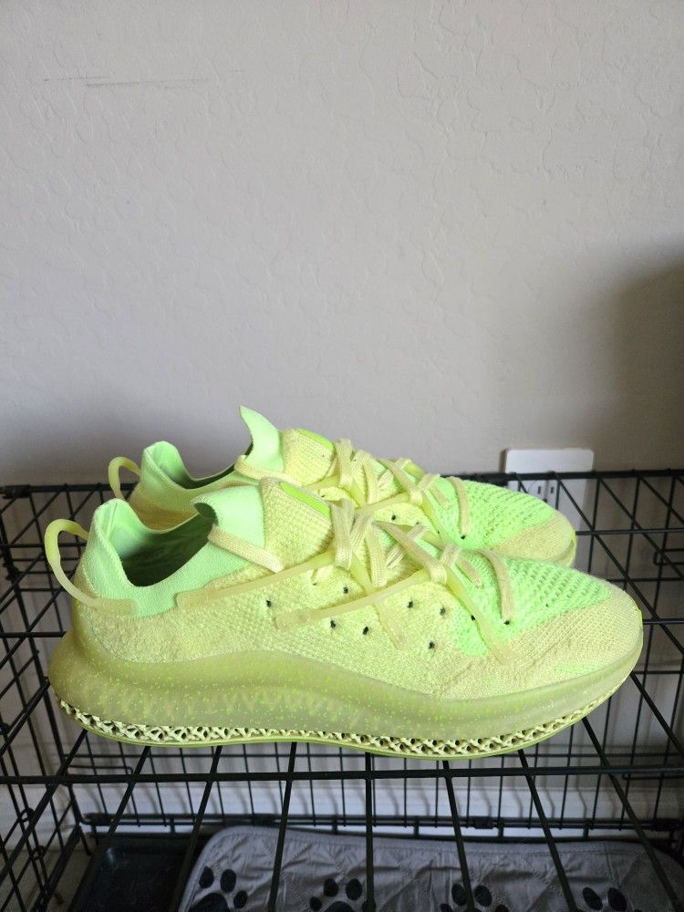 Mens Adidas pulse yellow / green shoes