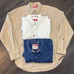 Robert Graham The Freshly Laundered Shirt Lot Men’s XXL White Button Down Cotton