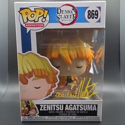 Signed Zenitsu Agatsuma PSA Authenticated 
