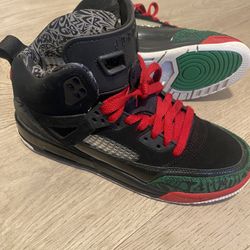 Jordan Spizike Black Varsity Red
