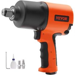 555#Air Impact Wrench, 3/4-Inch Drive Air Impact Gun, Up to 1870ft-lbs Nut-busting Torque, Composite Pneumatic Impact Wrench for Auto Repairs and Main