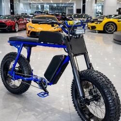 Brand New Super73 EBike electric bicycle custom build bike 2500w dual 52v Samsung super 73 S2 R RX v3 ZX  Adventure