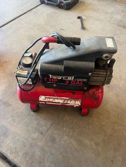 Crasftman air compressor 125 psi 1 hp 3 gal