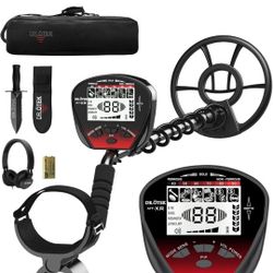 DR.ÖTEK Metal Detector for Adults Professional, Pinpoint Metal Detector Waterproof Gold and Silver,