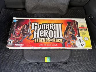 Guitar Hero III Legends of Rock Wii Bundle