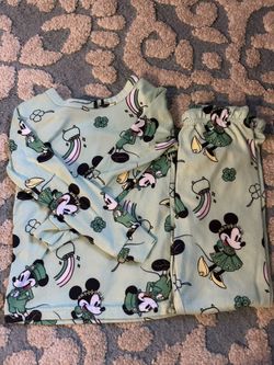 Mickey & Minnie St Patrick’s Day PJ’s