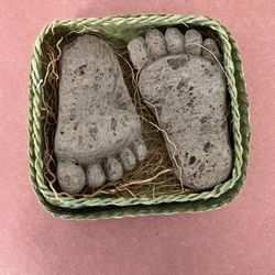 Lava Stone Feet ? 5”X5”