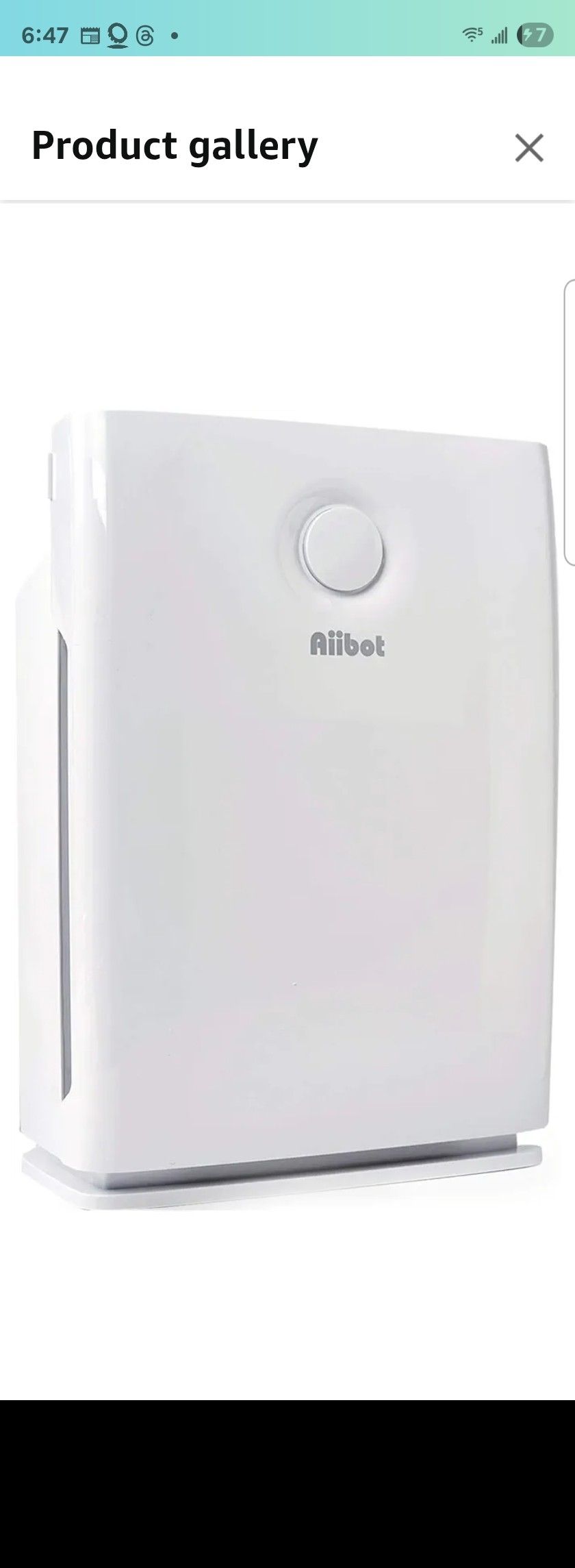 Aiibot True HEPA Air Purifier A300 19"x13"x19"