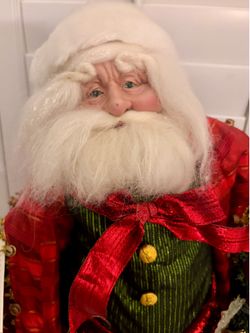 Mark Roberts Light Up Decorating Santa 36”
