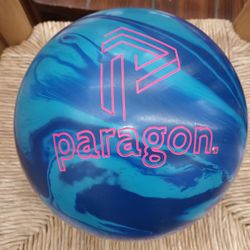 Left Handed Track Paragon Solid Professional Bowling Ball For Sale. Retail Price New Is $249. Only $60 Firm