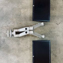 Monitor Arms with 20 Inch HP LED Monitors