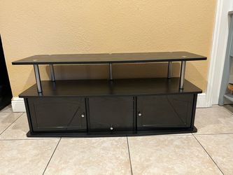 TV stand… 3 Storage Cabinets…20.5” H by 47” Wide by 16” D…(SEE ALL PICTURES) $55