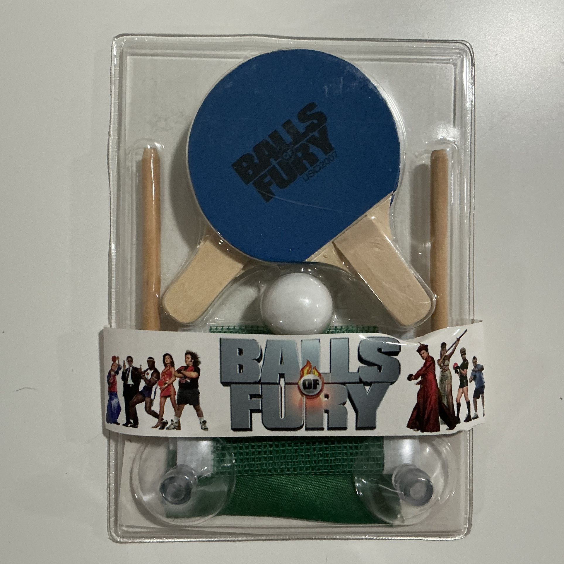 Balls of Fury Walmart Exclusive Mini Ping Pong Paddle Set Brand New Sealed