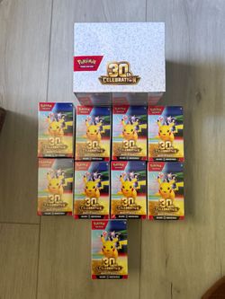 Pokémon TCG 30th Celebration Booster Bundle Lot